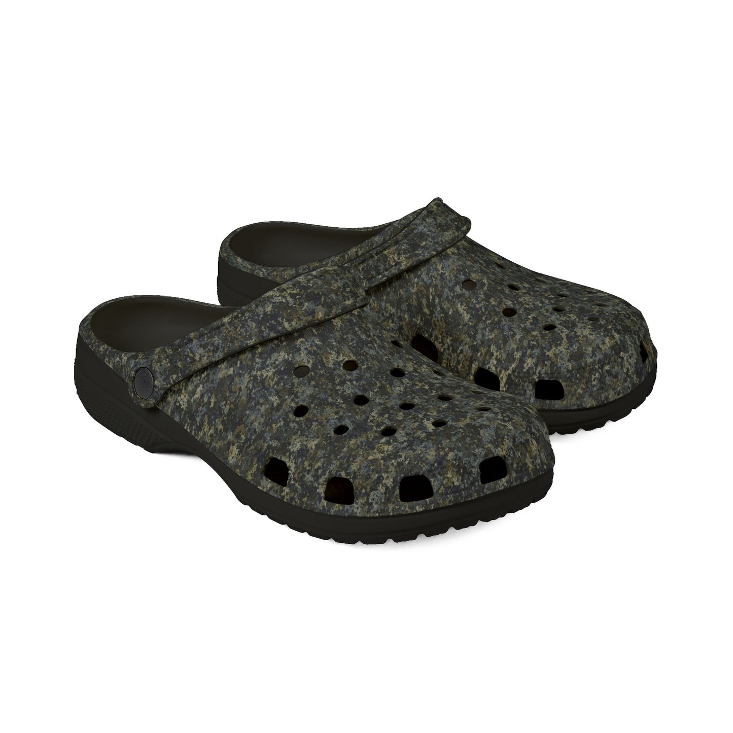 EVA Foam Rubber Shoes, Jhane Barnes design "TEXTURE" col. Camo