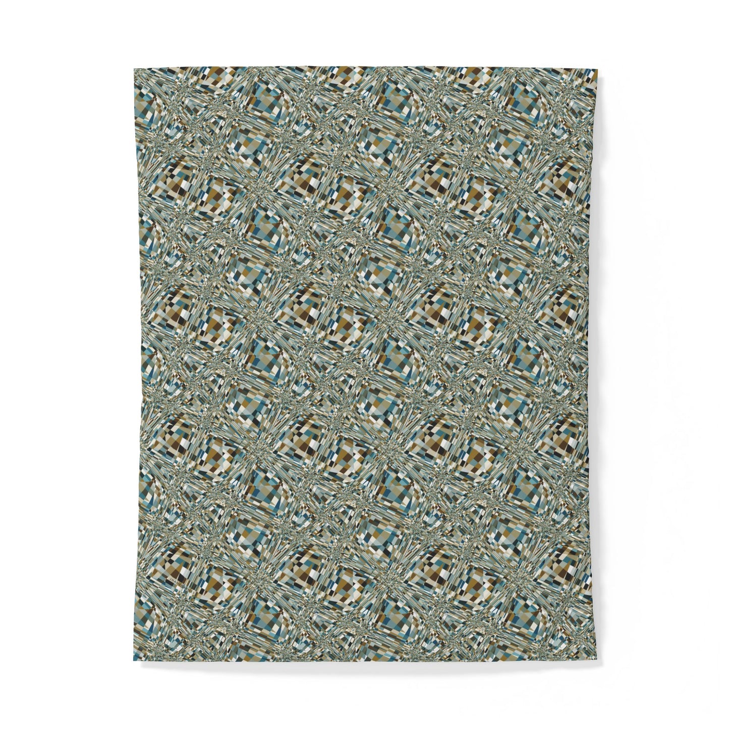 Cotton Duvet Cover "SLICE" col. Mint Chocolate