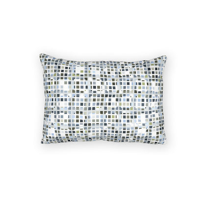 Cotton Pillow Sham "SQUARZE" col. Slate Brigade