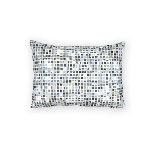Cotton Pillow Sham "SQUARZE" col. Slate Brigade