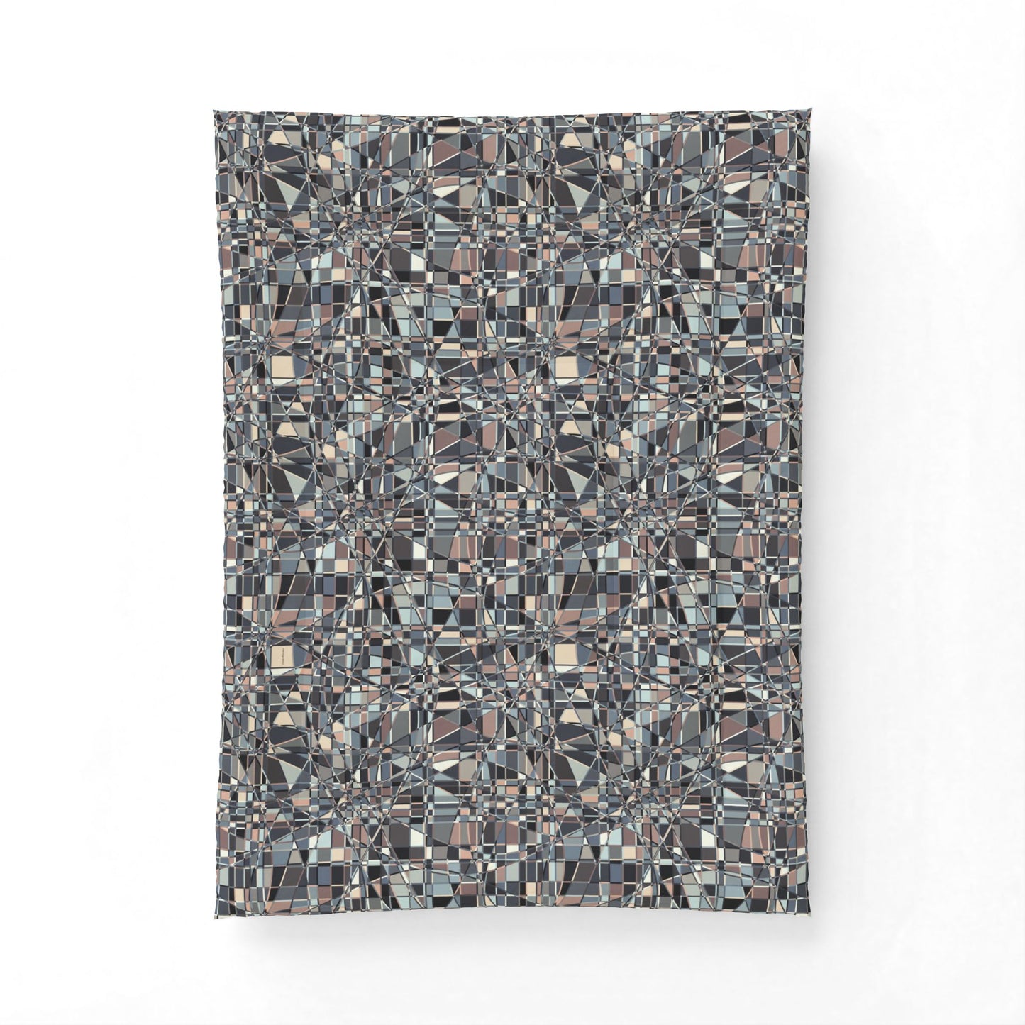 Cotton Comforter "GRIDWRAP" col. Pink Cloud