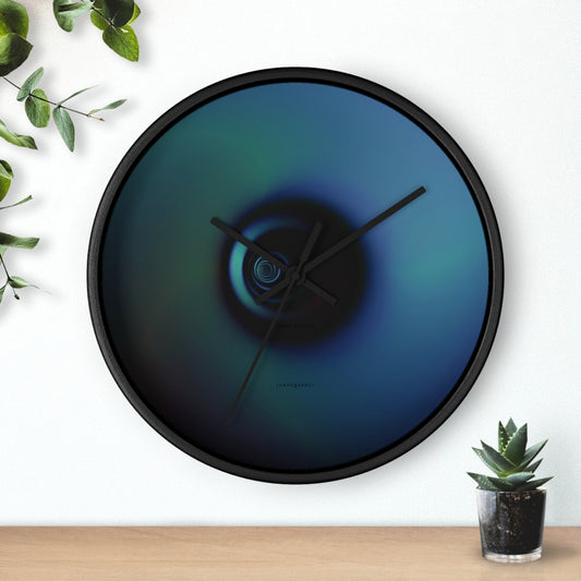 Wall Clock "LONELY SYSTEM" (no lines-nor numbers)