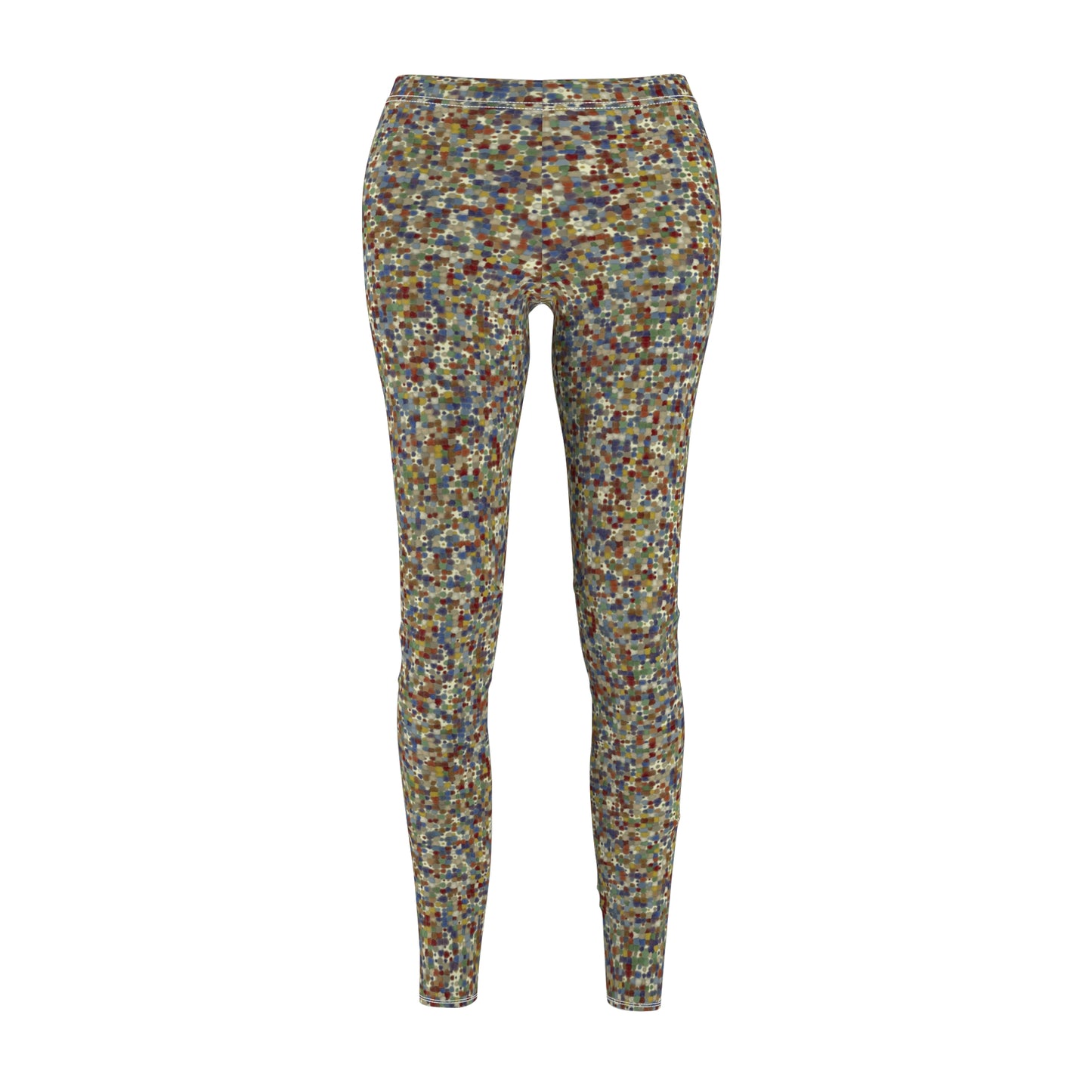 Women's Cut & Sew Casual Leggings "PRISMATIX" col. Varicolor