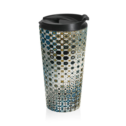 Stainless Steel Travel Mug "BOX STUDY"  Col Mint Chocolate