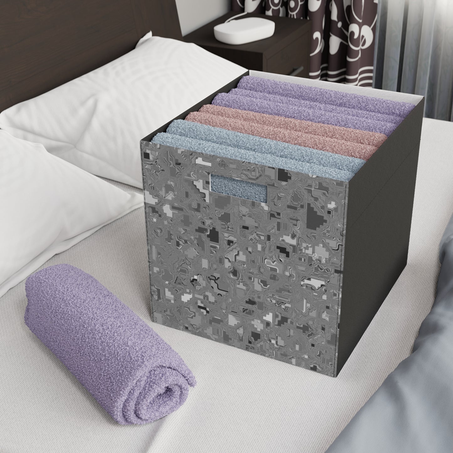 Felt Storage Box "COMPOSITE" Grey (1 box/no furniture)