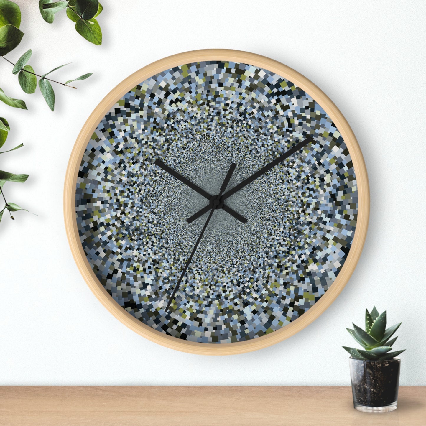 Wall Clock "SCHATT INVERSION" col. Slate Brigade