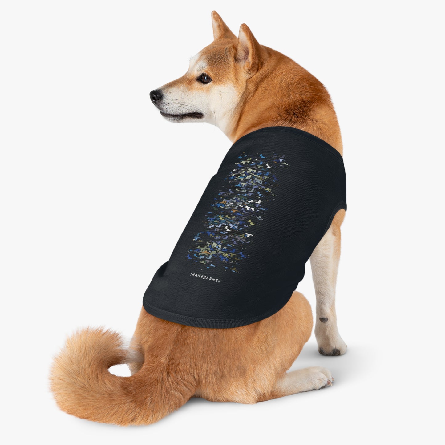 Pet Tank Top "CIRCUIT" JB Design in col. Black