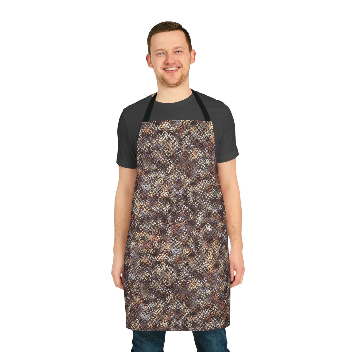 Apron, Jhane Barnes design "MEZZO" col. Brown