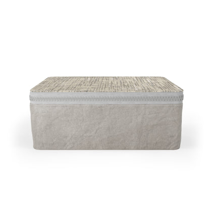 Zip Lunch Box "CROSS HATCH"  col Alpine Thisle