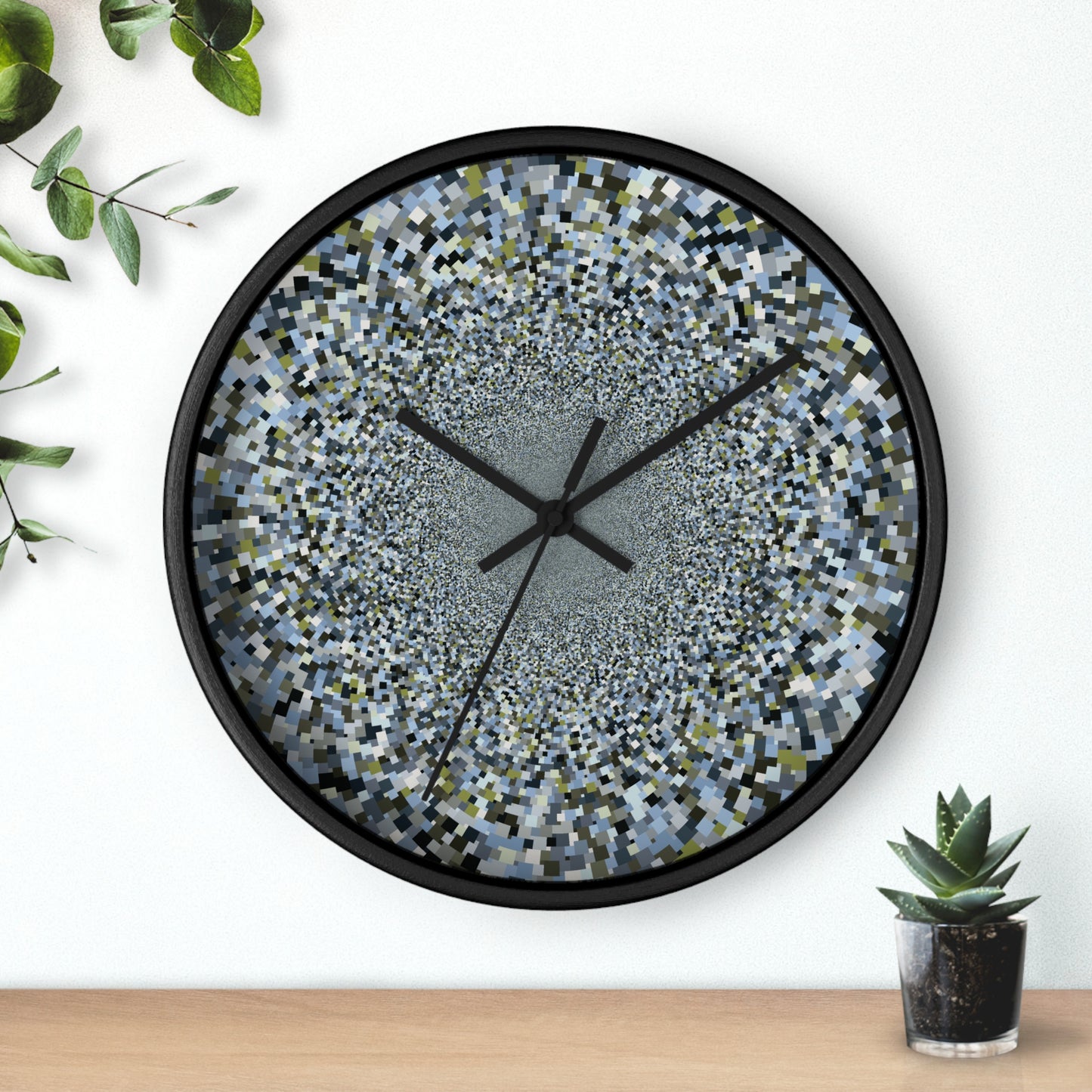 Wall Clock "SCHATT INVERSION" col. Slate Brigade