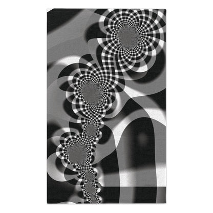 Rally Towel, 11x18 "FLORAL LANDSCAPE" col Shadowplay