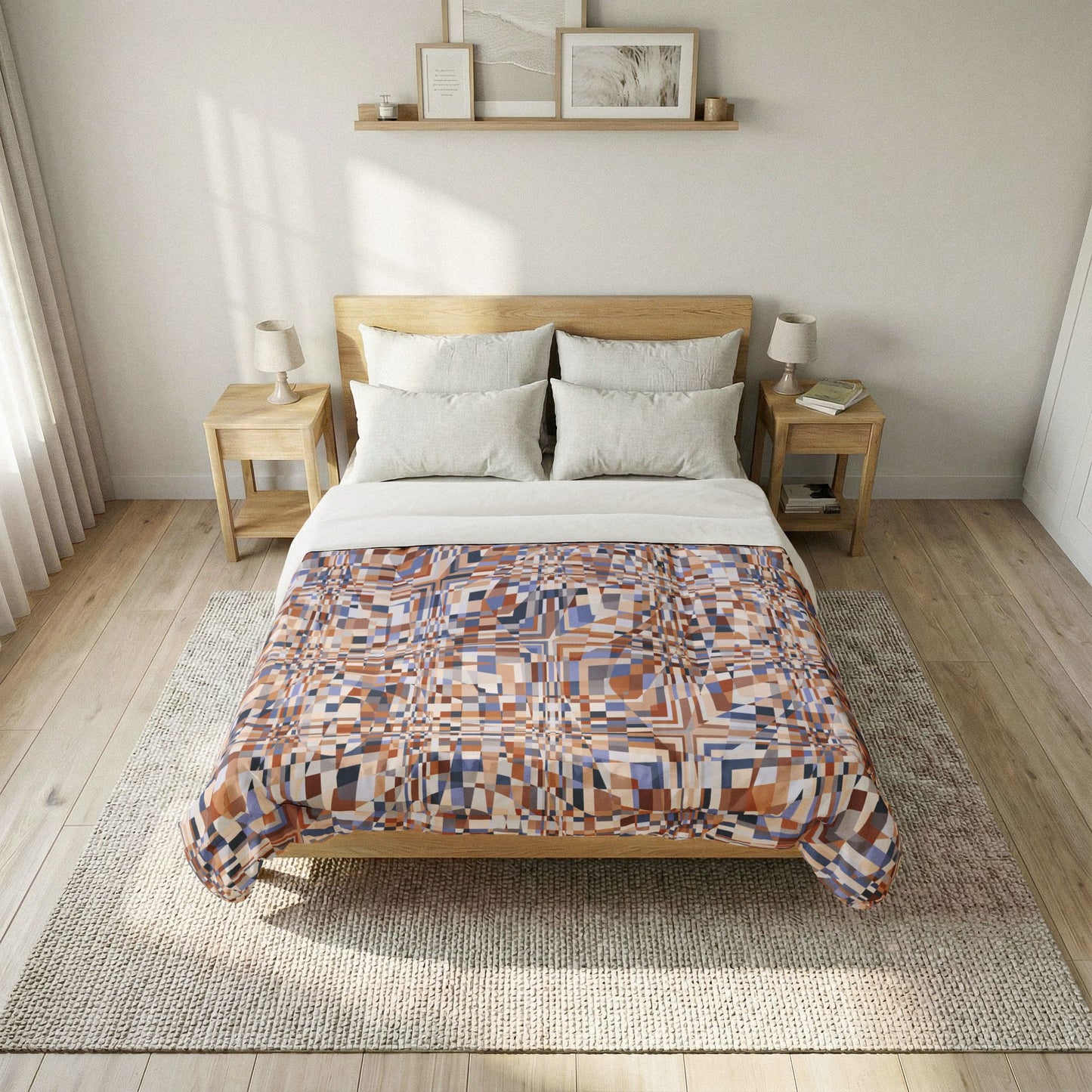 Cotton Comforter "QUAD" col. Mirage
