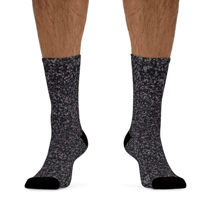 Unisex Printed Socks  "SCHATT" col. Shadowplay, Jhane Barnes custom design