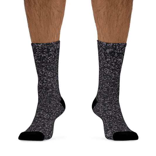 Unisex Printed Socks  "SCHATT" col. Shadowplay, Jhane Barnes custom design