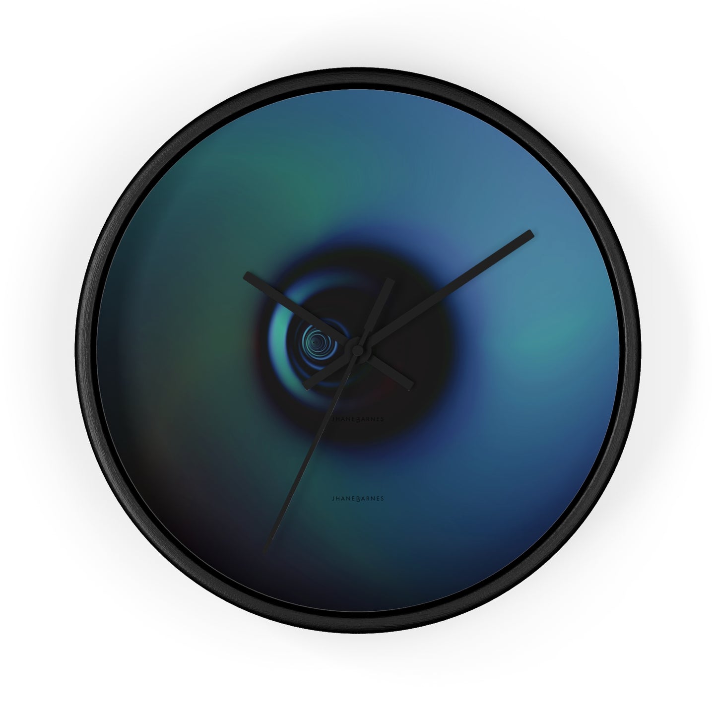 Wall Clock "LONELY SYSTEM" (no lines-nor numbers)