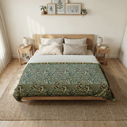 Cotton Duvet Cover "SLICE" col. Mint Chocolate