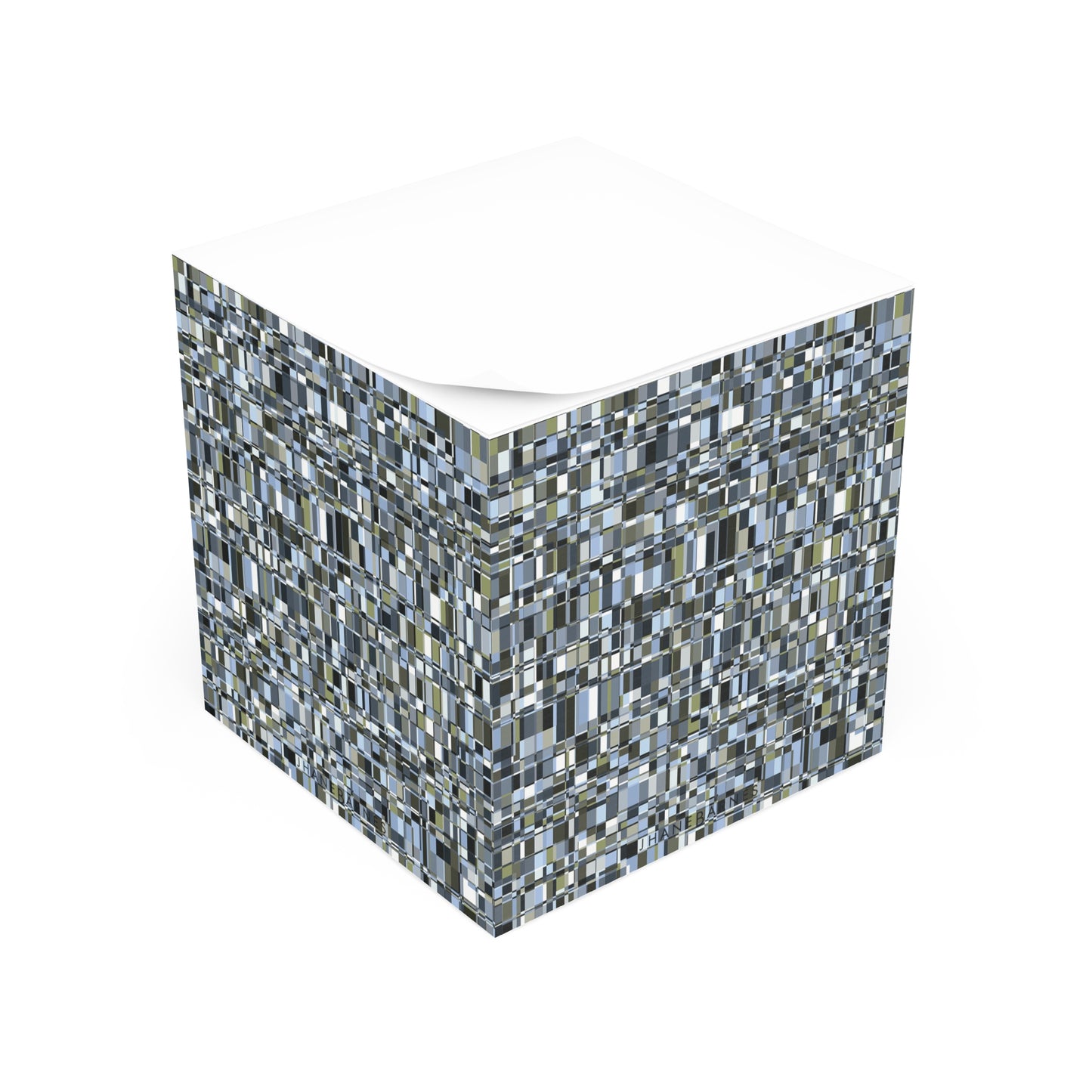 Note Cube "MM SQUARES" col. Slate Brigade