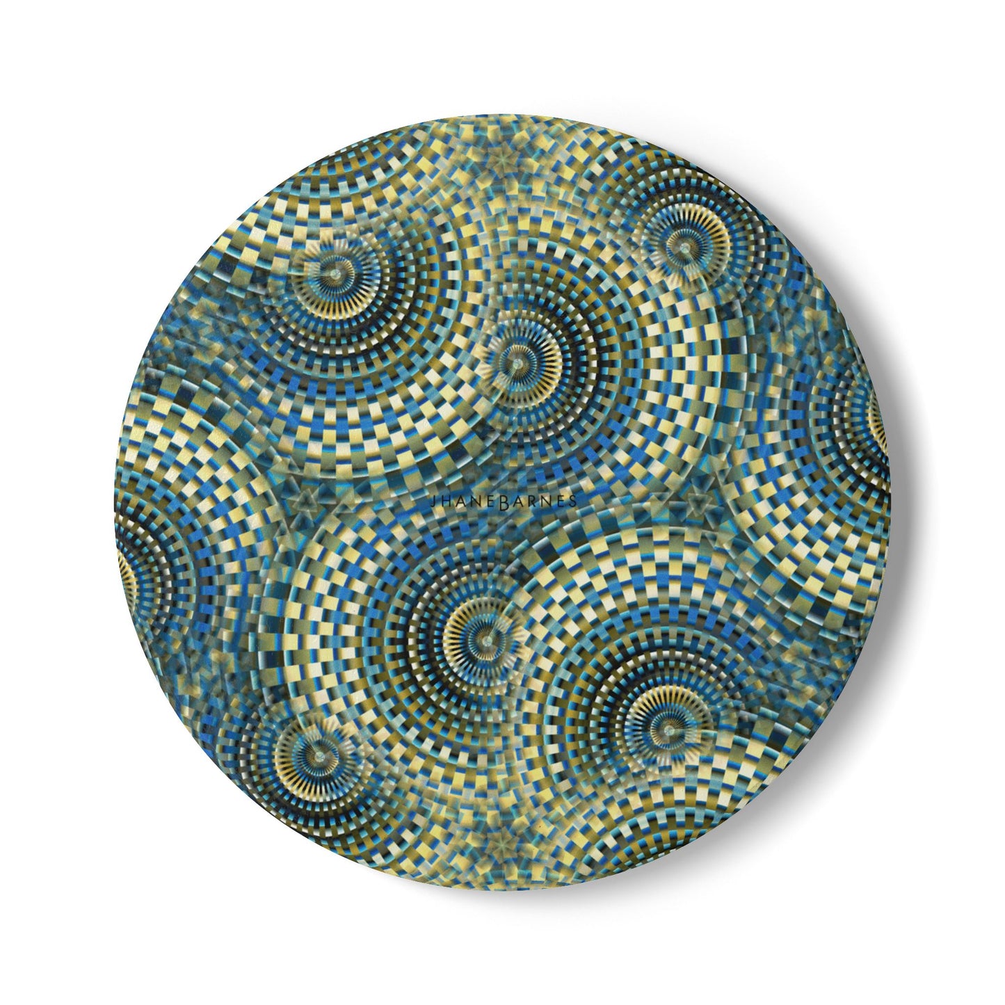Ceramic Coaster "LAYERED GEARS"