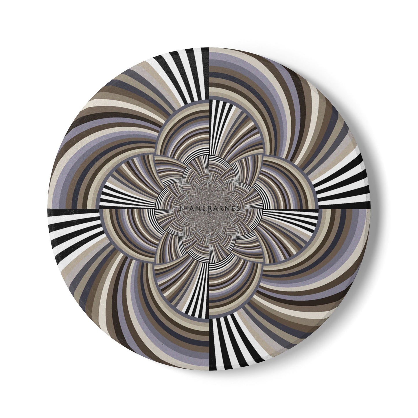 Ceramic Coaster "STRIPE INVERSION"