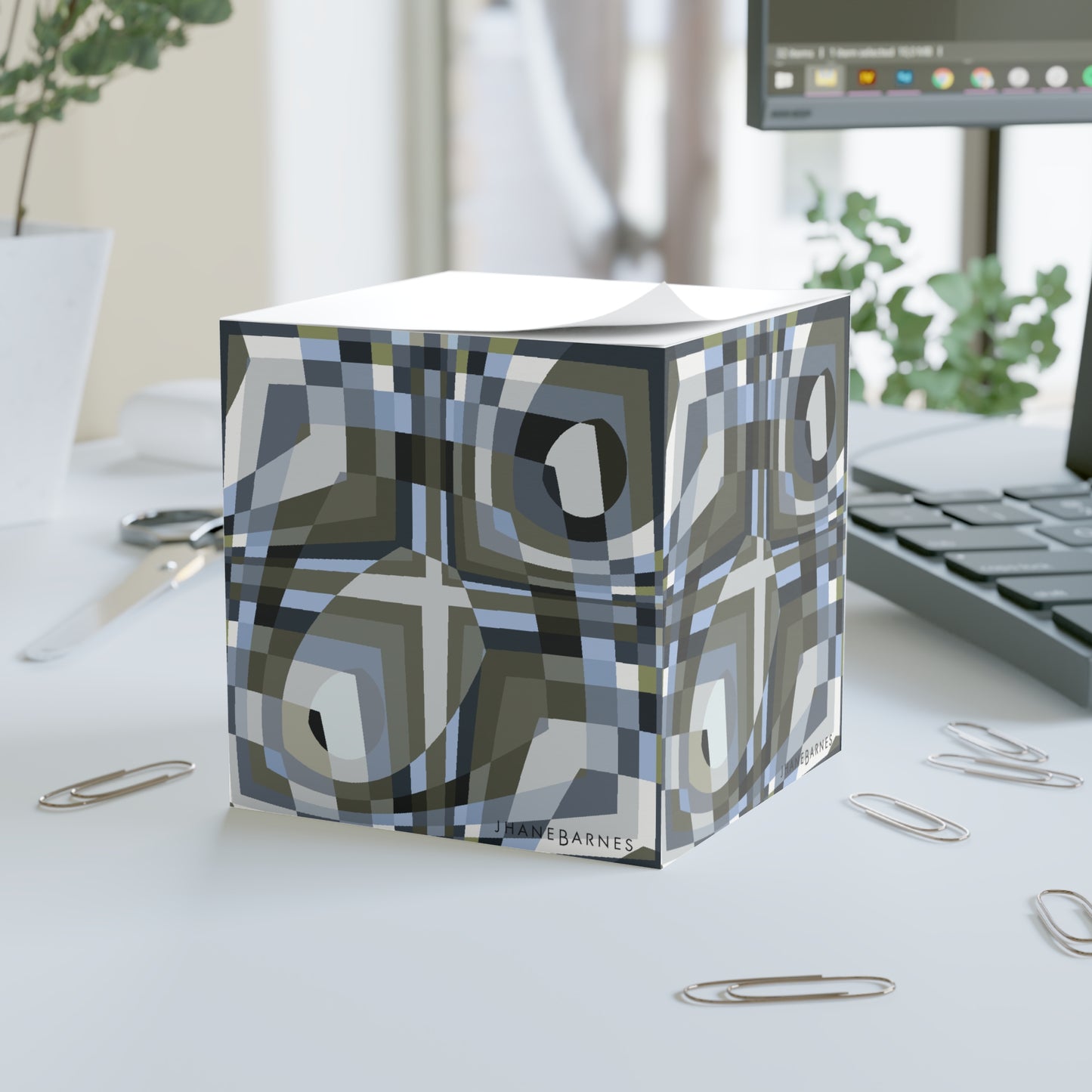 Note Cube "QUAD" col. Slate Brigade