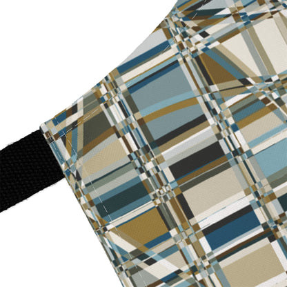 Apron, Jhane Barnes design "GRIDWRAP" col. Mint Chocolate