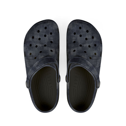 EVA Foam Rubber Shoes, Jhane Barnes design "MOIRE" col. Navy