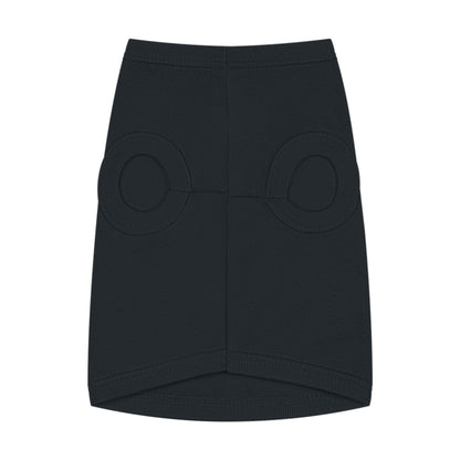 Pet Tank Top "FRACTALE SWIRL" JB Design in col. Black