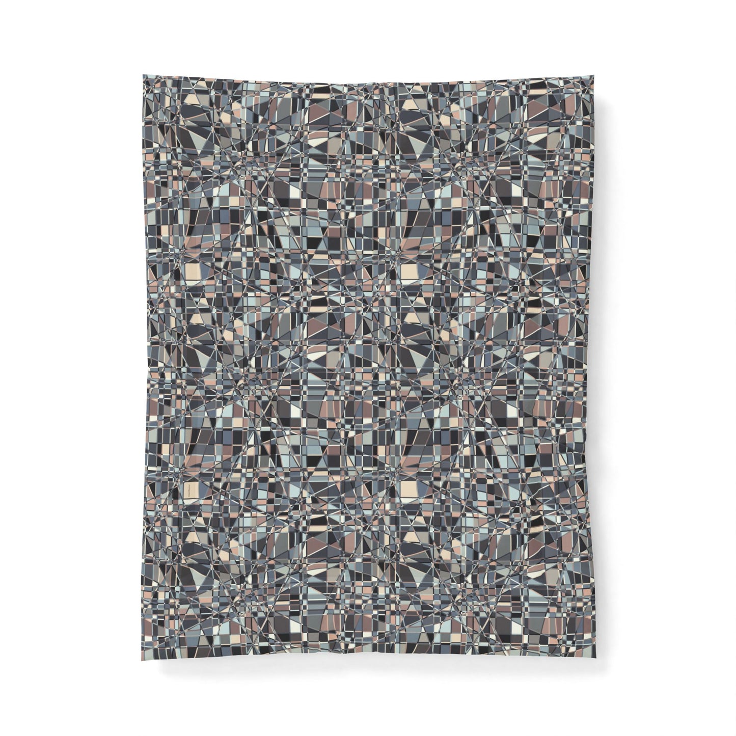 Cotton Comforter "GRIDWRAP" col. Pink Cloud