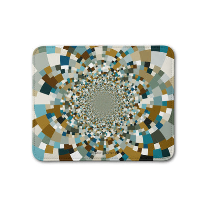 Leather Placemat "SCHATT INVERSION" col. Chocolate Mint