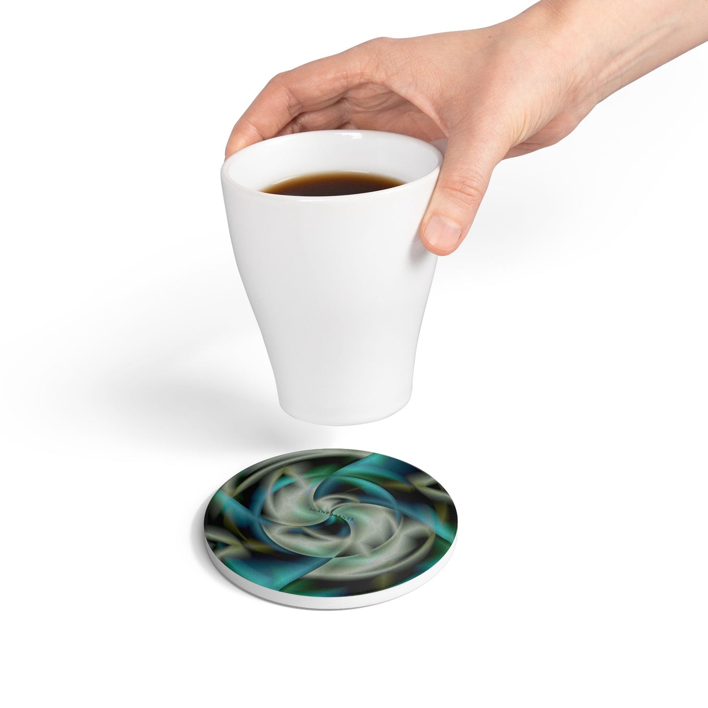 Ceramic Coaster "JHANE'S WORLD"