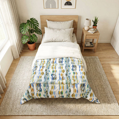 Cotton Comforter "SMOKEY STRIPE"