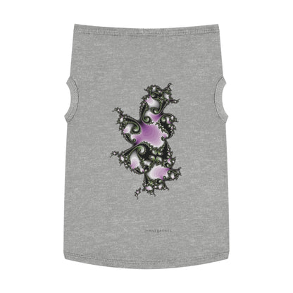 Pet Tank Top "FRACTALE SWIRL" JB Design in col. Heather