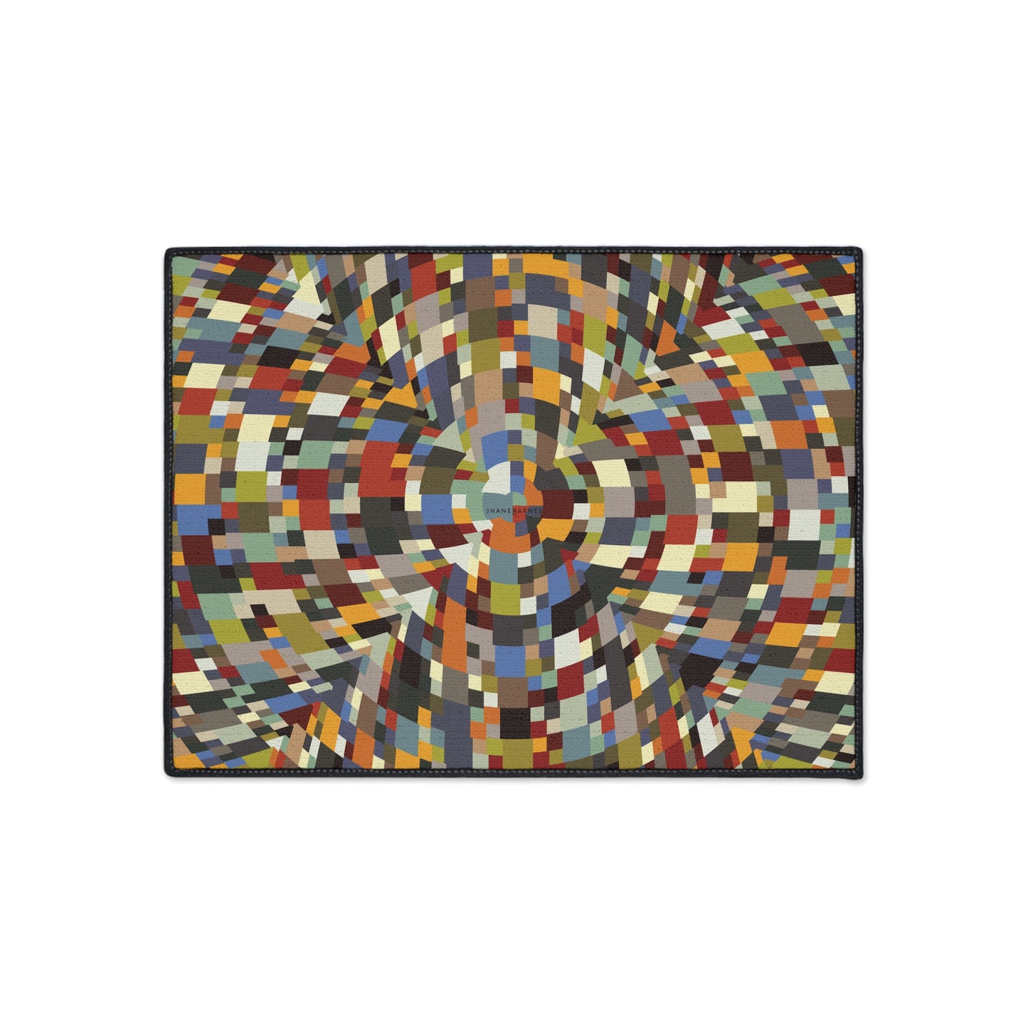 Heavy Duty Floor Mat "IN THE ROUND" col. Varicolor