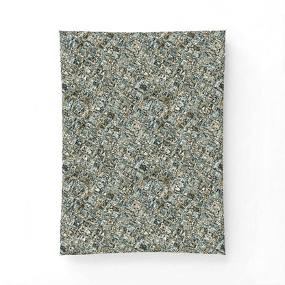 Cotton Comforter "MADRAS MAYHEM" col. Mint Chocolate