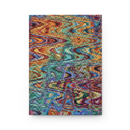 Hardcover Journal Notebook "RAINYDAY WAVE"